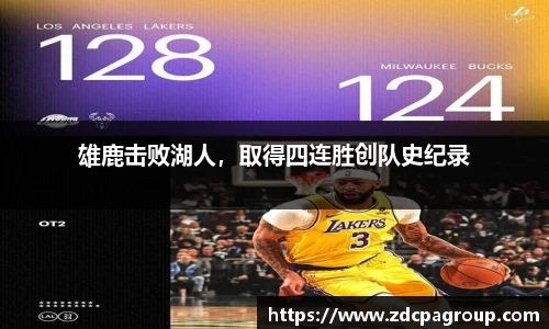 雄鹿击败湖人，取得四连胜创队史纪录